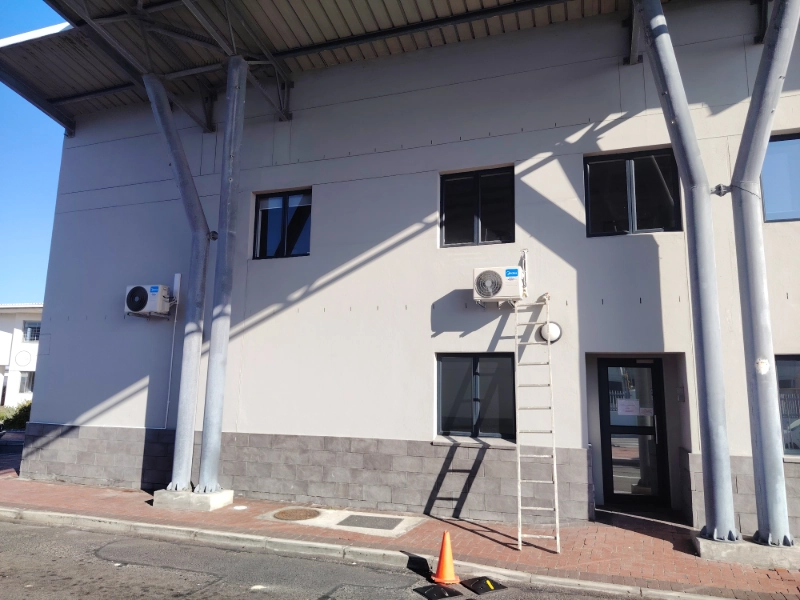 Completed outdoor air conditioning installation at Capricorn Business Park